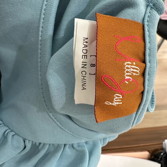 Light Blue Ruffle Dress - Picture 3 of 3